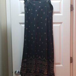 Pattern Maxi Skirt - Large